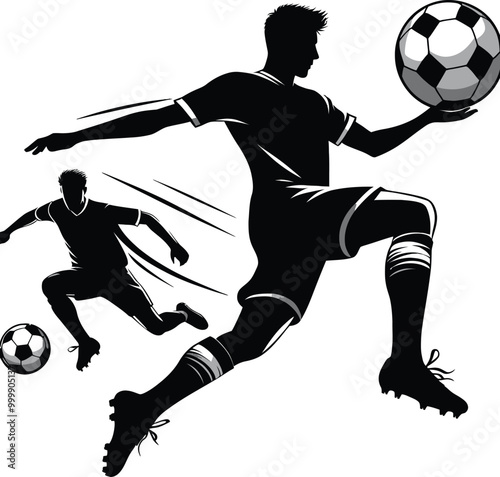 football player silhouette