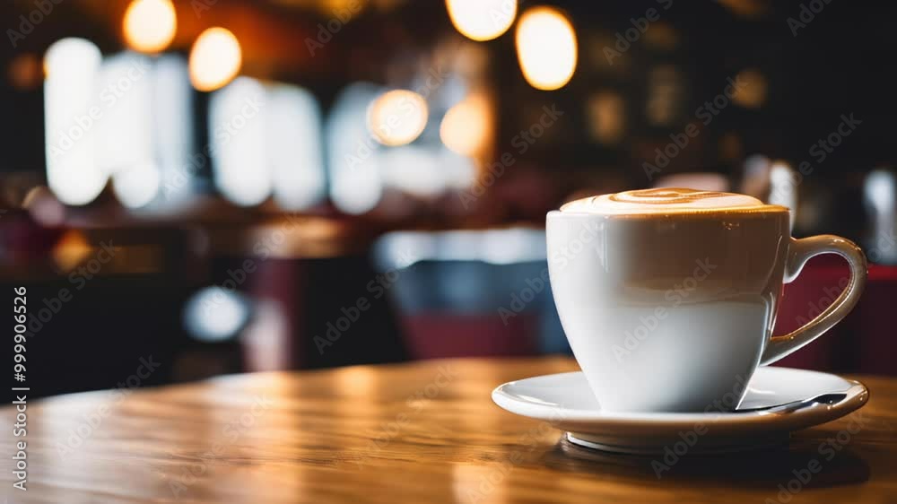 A moment of warmth and comfort captured in a cup A moment of warmth and comfort captured in a cup