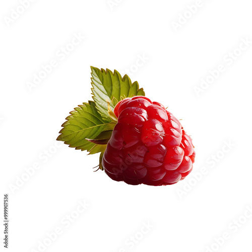 raspberry isolated on white