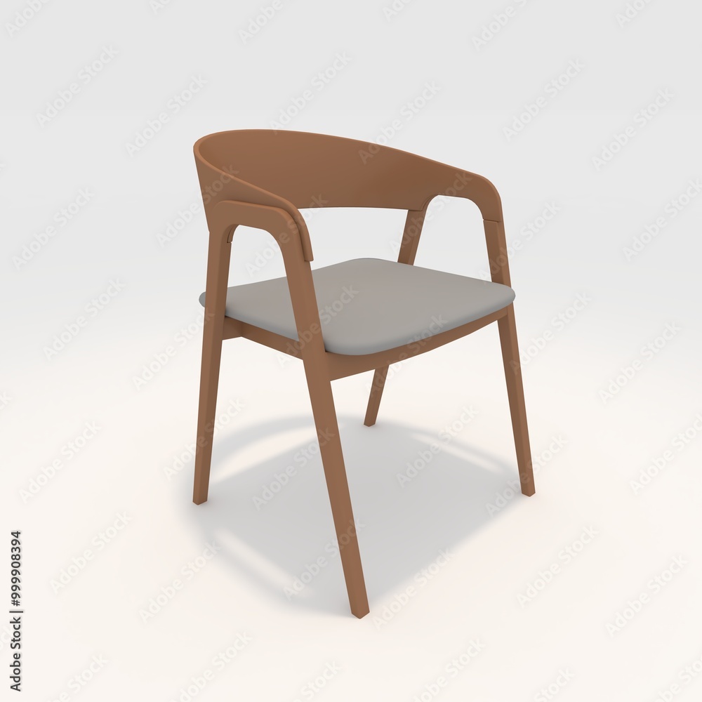 3d render armchair design element. Furniture Collection 3d render armchair design element. Furniture Collection