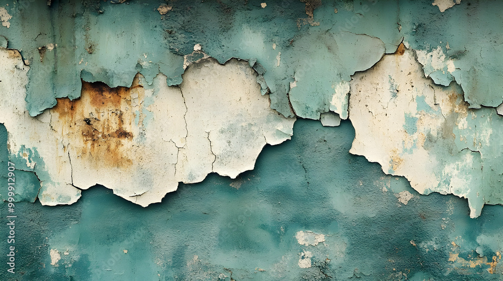 Peeling Paint on a Wall Reveals History and Texture Peeling Paint on a Wall Reveals History and Texture