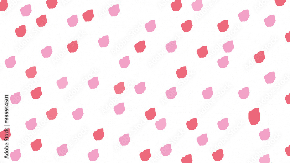 pattern with pink hearts pattern with pink hearts