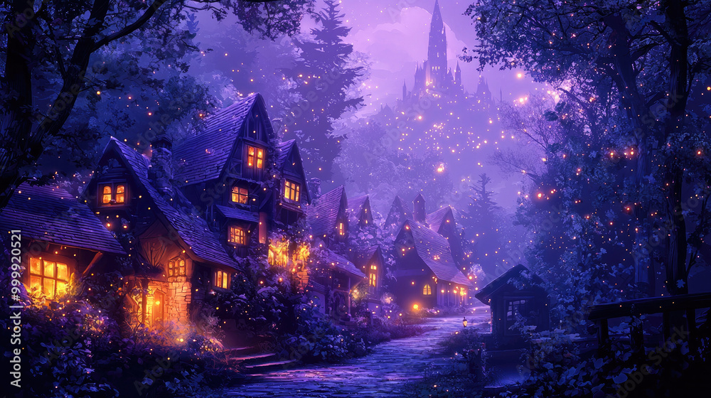 Obraz premium Vector fantasy background