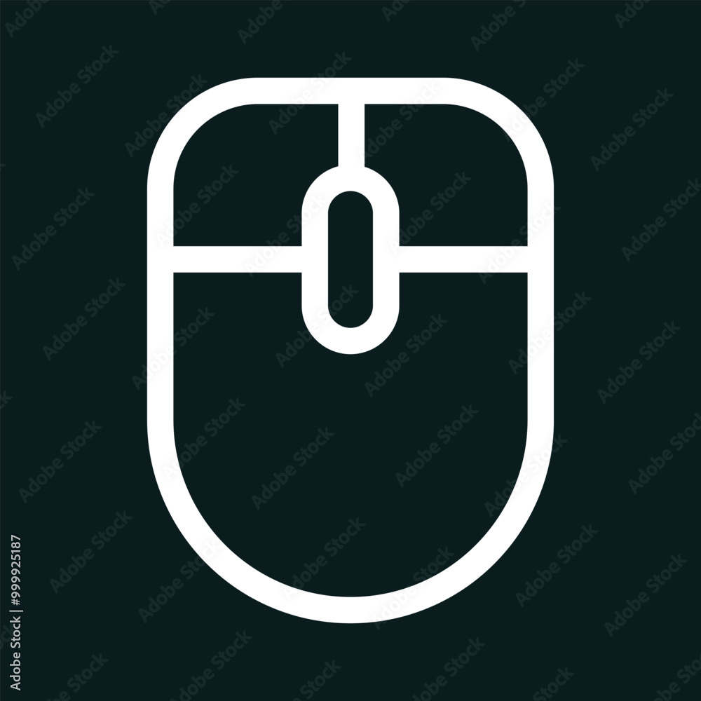 Mouse icon illustration. Wireless computer mouse. Icon for design. Easily editable. wireless mouse line Vector silhouette illustration icon on a white background. Mouse icon illustration. Wireless computer mouse. Icon for design. Easily editable. wireless mouse line Vector silhouette illustration icon on a white background.