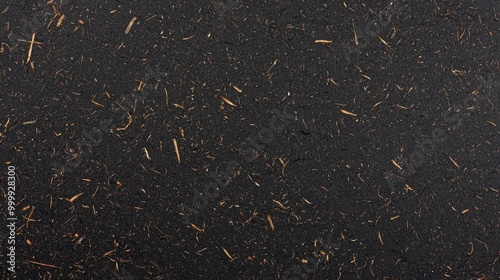 Rough Grunge Texture Black Manila Recycled Kraft Paper.