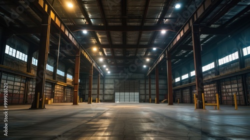 Empty Industrial Warehouse