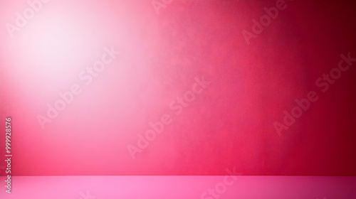 Pink Gradient Background with Light and Shadow