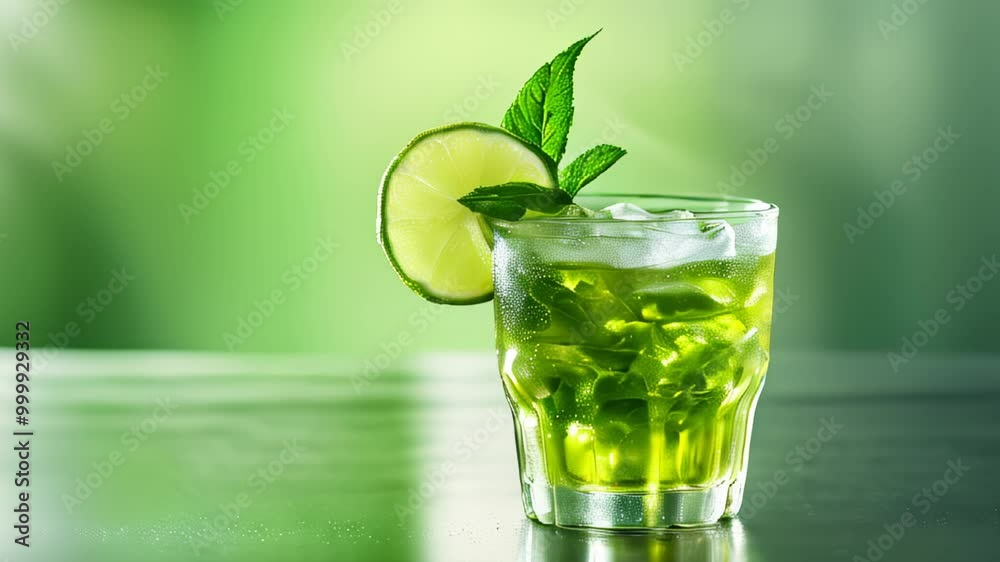 Refreshing summer cocktail ready to quench your thirst Refreshing summer cocktail ready to quench your thirst