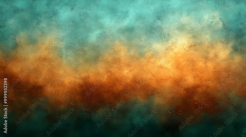 Obraz premium Abstract Teal and Gold Texture Background