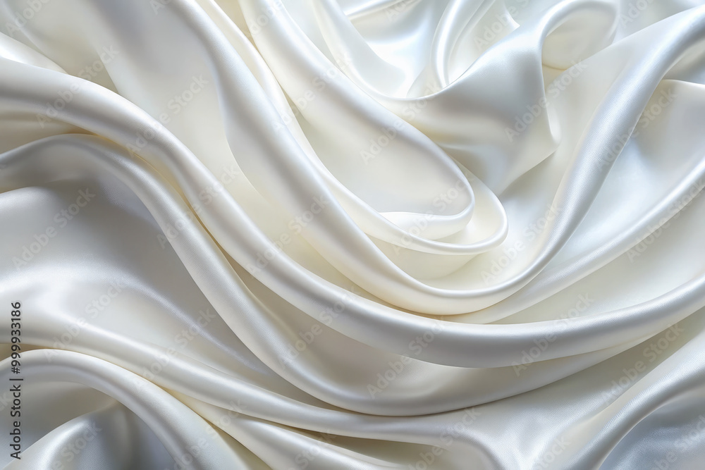 Luxurious silky smooth surface with gentle diagonal folds, creating elegant and soft texture. pristine white fabric exudes sophistication and grace Luxurious silky smooth surface with gentle diagonal folds, creating elegant and soft texture. pristine white fabric exudes sophistication and grace