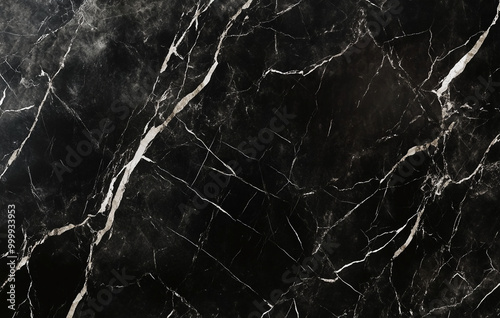 Obraz na płótnie Black marble texture background, top view. Photorealistic and natural-looking. No text in the picture. No black border or frame around the image. The surface of the polished stone has intricate patter w salonie