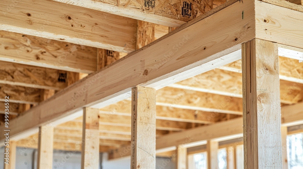 Wooden Beams and Ceiling in Cozy Rustic Interior Home Design Wooden Beams and Ceiling in Cozy Rustic Interior Home Design