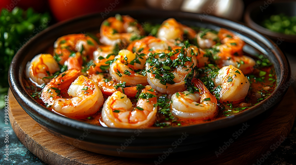 Shrimp with Garlic and Herbs - Delicious Seafood Recipe Shrimp with Garlic and Herbs - Delicious Seafood Recipe