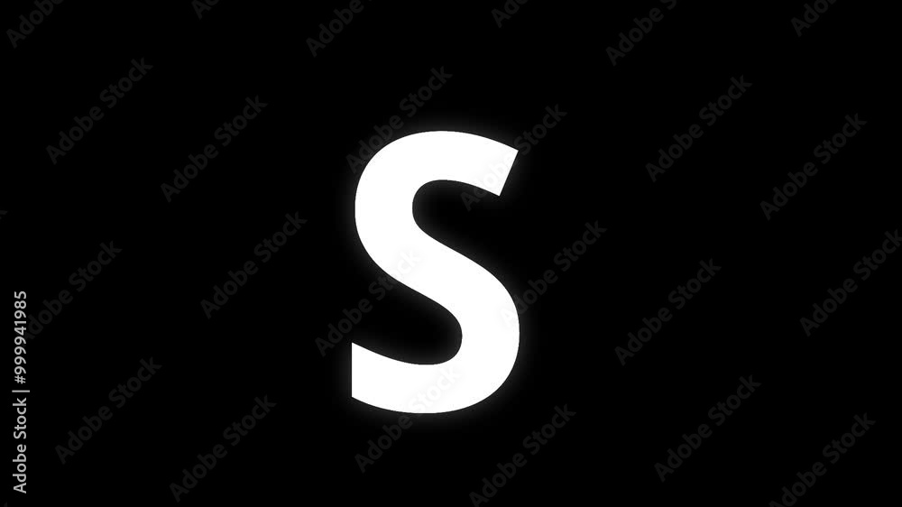 Pixel letter S with alpha channel, alphabet Pixel letter S with alpha channel, alphabet