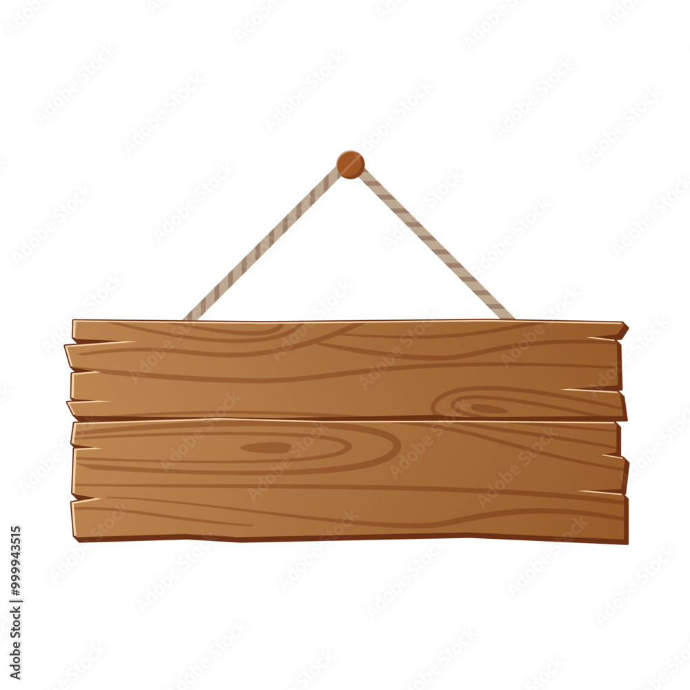 Hanging wooden sign board, rustic signpost or billboard, notice and information theme Hanging wooden sign board, rustic signpost or billboard, notice and information theme