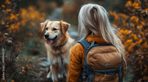 Hiking with a Dog Through A...