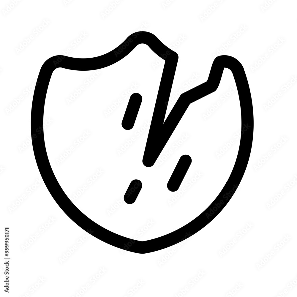 safety damaged icon with line style, perfect for user interface projects safety damaged icon with line style, perfect for user interface projects