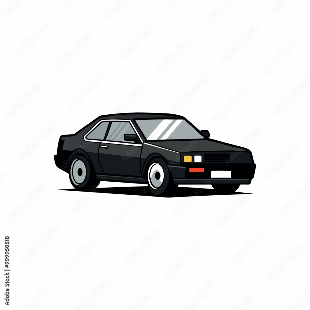 Speed in Motion: A Sleek Car Vector illustration design Speed in Motion: A Sleek Car Vector illustration design
