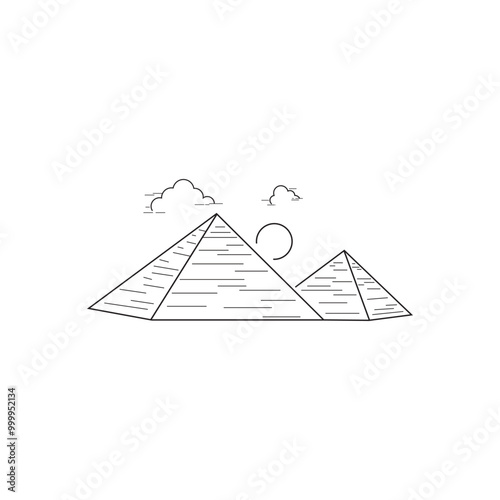 EGYPTIAN PYRAMIDS ICON