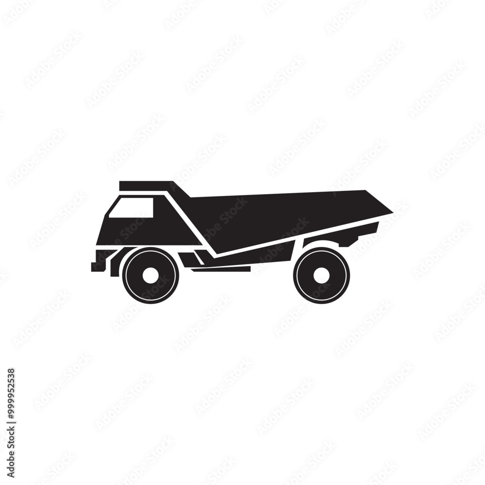 Obraz premium DUMP TRUCK ICON
