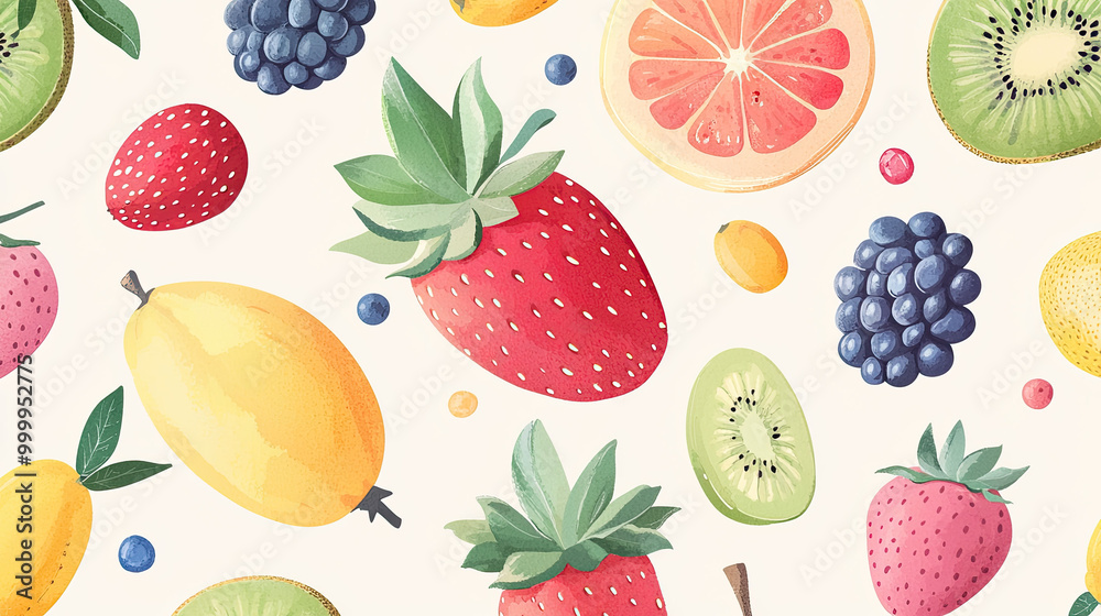 Vector foods background Vector foods background