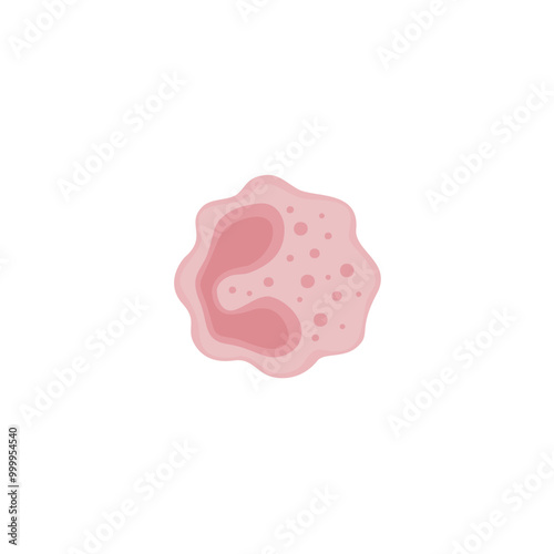 Eosinophil Vektor Illustration 