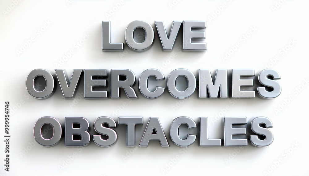 Love overcomes obstacles Word Love overcomes obstacles Word