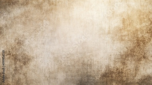 Textured vintage background with a soft beige and brown gradient for creative designs