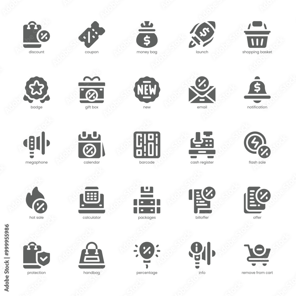 Sales icon pack for your website, mobile, presentation, and logo design. Sales icon glyph design. Vector graphics illustration and editable stroke. Sales icon pack for your website, mobile, presentation, and logo design. Sales icon glyph design. Vector graphics illustration and editable stroke.