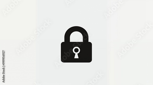 a black padlock 