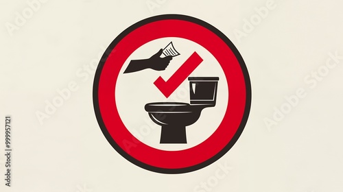 a sign of toilet 