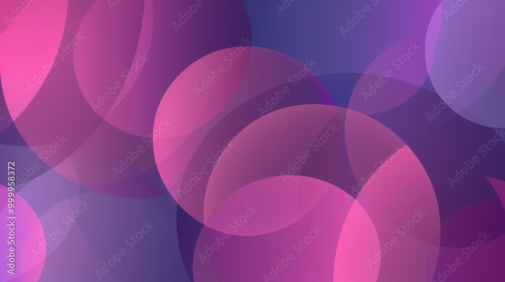Abstract Pink and Purple Circles Abstract Pink and Purple Circles