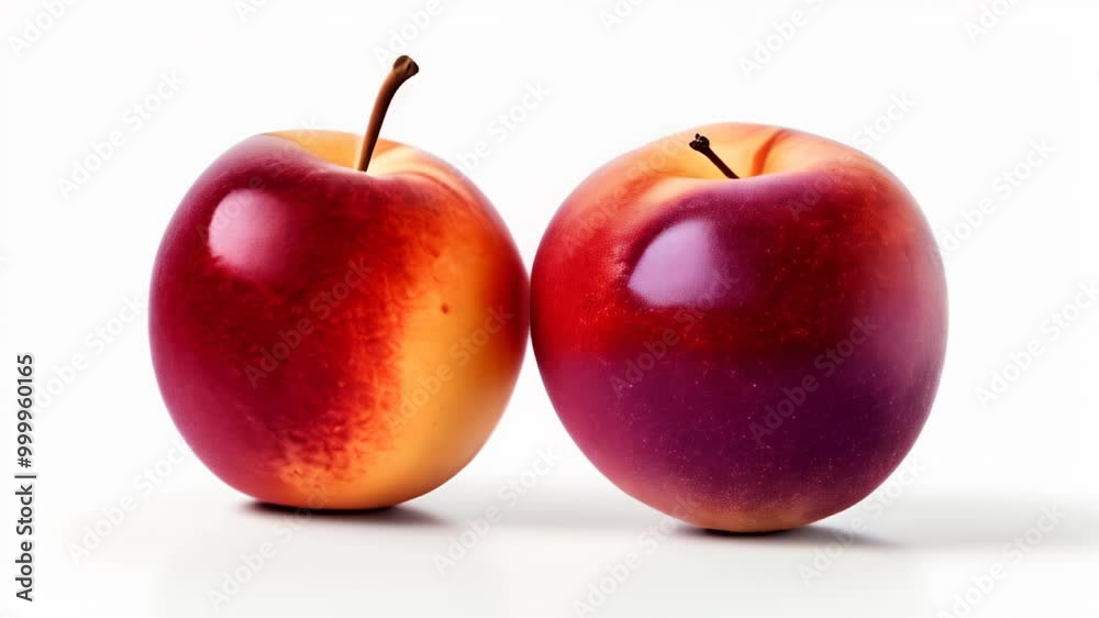 Freshly picked ripe apples ready for a healthy snack Freshly picked ripe apples ready for a healthy snack