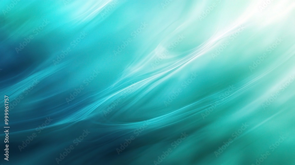 Fluid Abstract Background in Cool Tones Fluid Abstract Background in Cool Tones