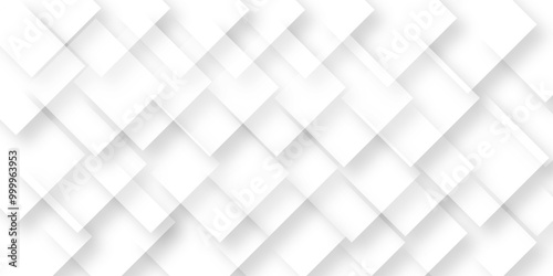 Abstract Vector Tiles in White Featuring Geometric Patterns for a Modern Look