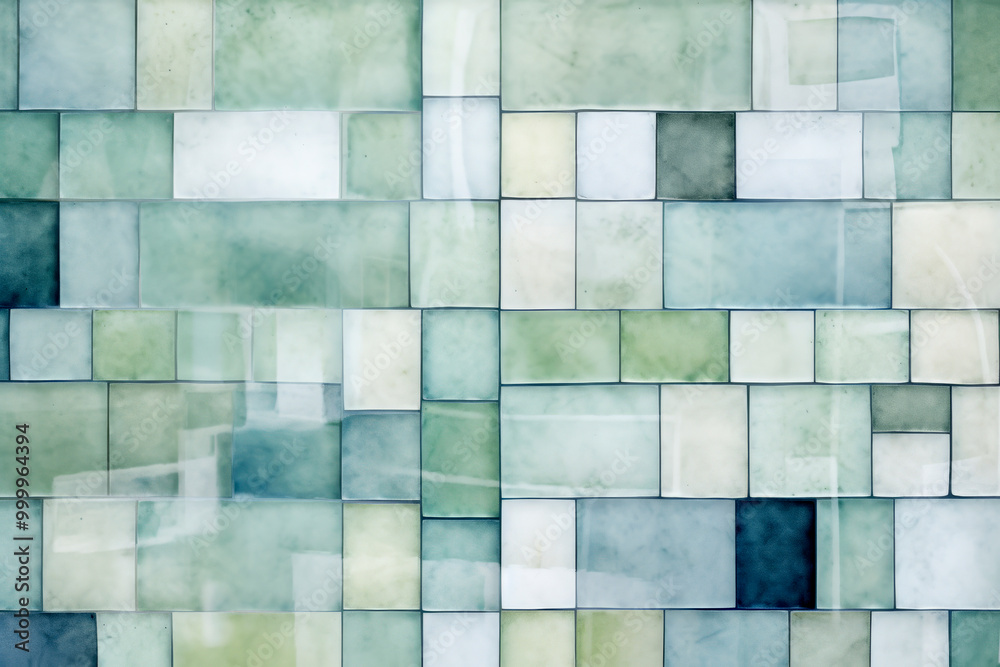 Fondo de mosaico de azulejos aguamarina. Fondo de mosaico de azulejos aguamarina.