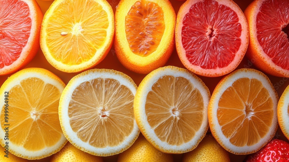 A vibrant pattern of sliced citrus fruits, showcasing the juicy segments and bright colors, creating a visually appealing and refreshing image A vibrant pattern of sliced citrus fruits, showcasing the juicy segments and bright colors, creating a visually appealing and refreshing image