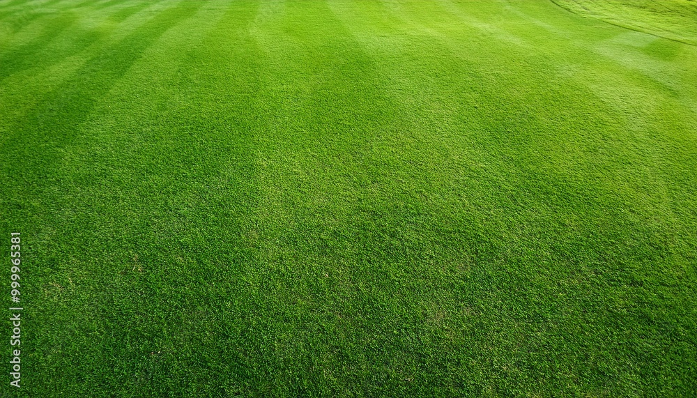 Green grass texture. Golf course view from above. The background is a lush football lawn. Artificial synthetic lawn for sports. green grass texture Green grass texture. Golf course view from above. The background is a lush football lawn. Artificial synthetic lawn for sports. green grass texture