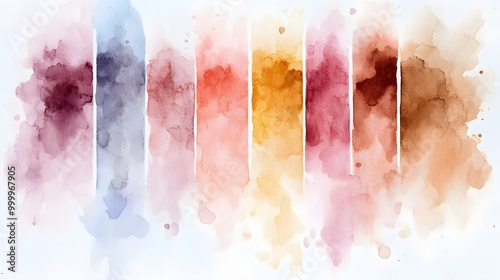 Acne healing in stages  inflamed to smooth, artistic blend of skin tones, healing skin cells, Watercolor, Soft transitions, Dreamy, Calm palette