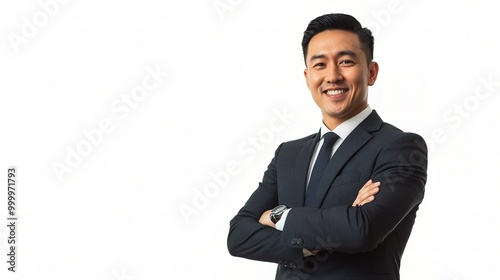 Confident Business Professional in Formal Attire