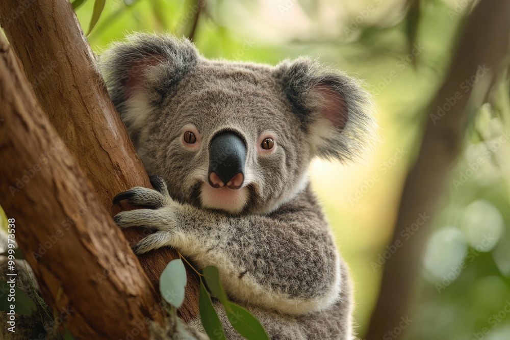 Fototapeta premium cute australia koala wildlife animal .generative ai
