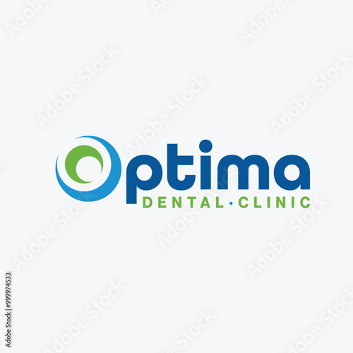 Optimal O Letter Logo Dental Logotype