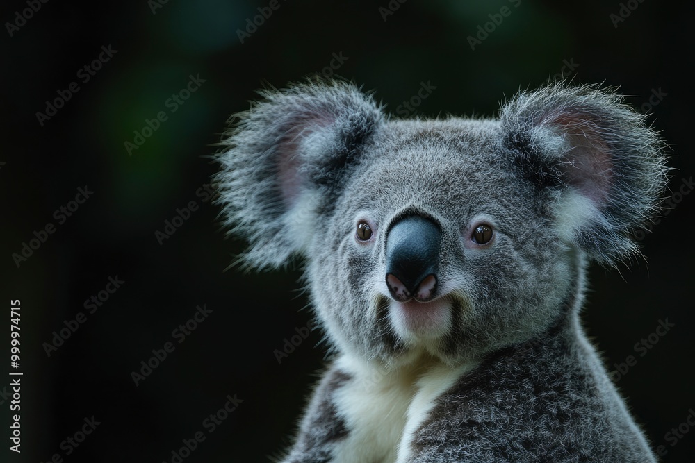 Fototapeta premium cute australia koala wildlife animal .generative ai