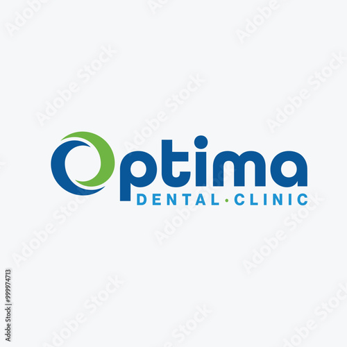 Optimal O Letter Logo Dental Logotype