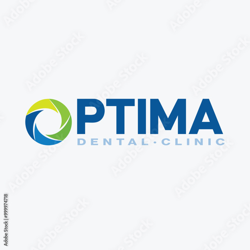 Optimal O Letter Logo Dental Logotype