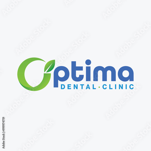 Optimal O Letter Logo Dental Logotype