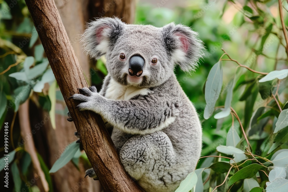 Obraz premium cute australia koala wildlife animal .generative ai
