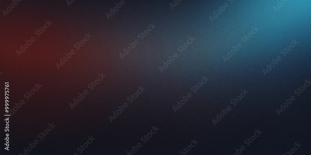 Obraz premium Dark Blue Smooth Gradient Background With Grainy Texture