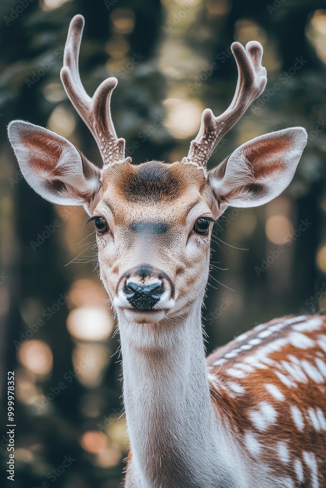 Obraz premium Deer, Animal, Nature, Wildlife, Deer Animal.generative ai