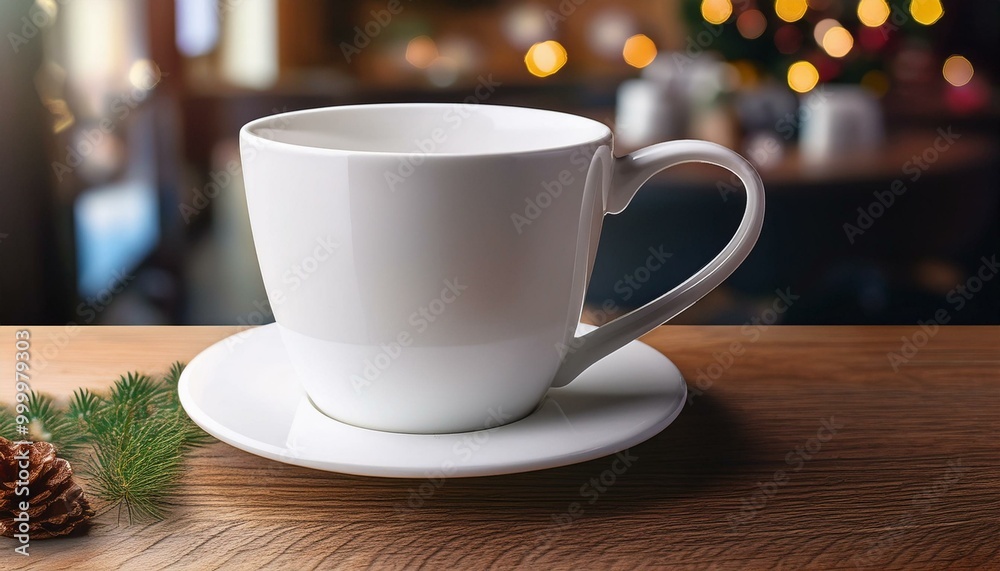 Fototapeta premium White coffee cup mockup